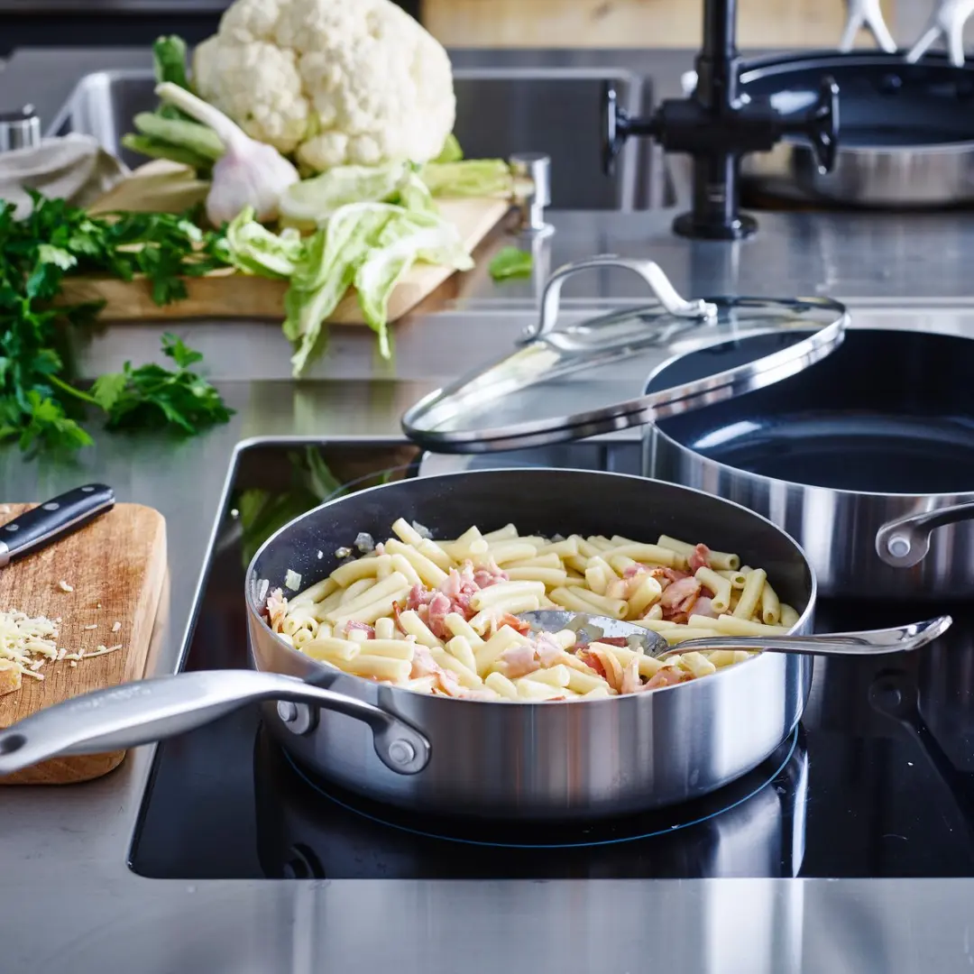 GreenPan Geneva Hapjespan 24cm - PFAS-vrij - Zwart