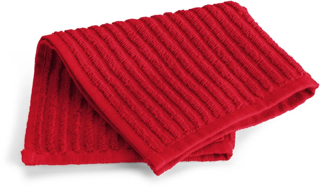 BYRKLUND Vaatdoeken Clean & Shiny - 12 Stuks 100% Katoen 30x30cm - Rood