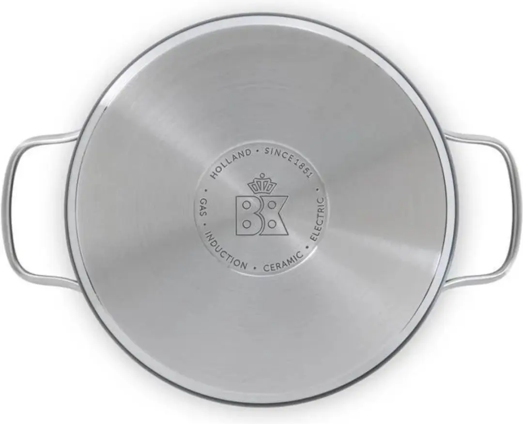BK Purity Black Kookpan 2L - Ø18cm - Zilver