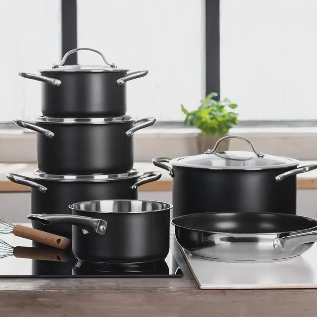 BK Purity Black Kookpan 2L - Ø18cm - Zilver