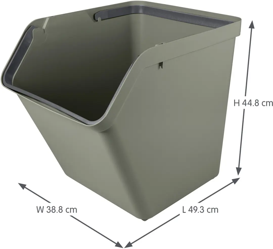 Sunware Sigma Home Prullenbak 60L - Donkergroen