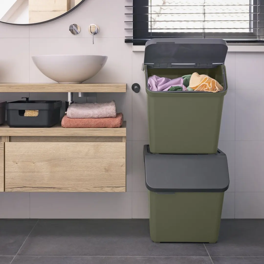 Sunware Sigma Home Prullenbak 60L - Donkergroen