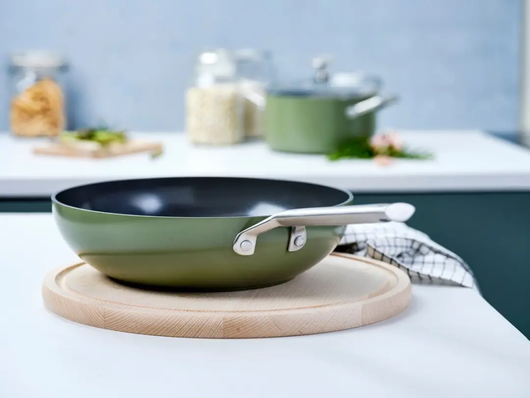 BK Sublime Pannenset 3-delig 20/24/28cm - Olijfgroen