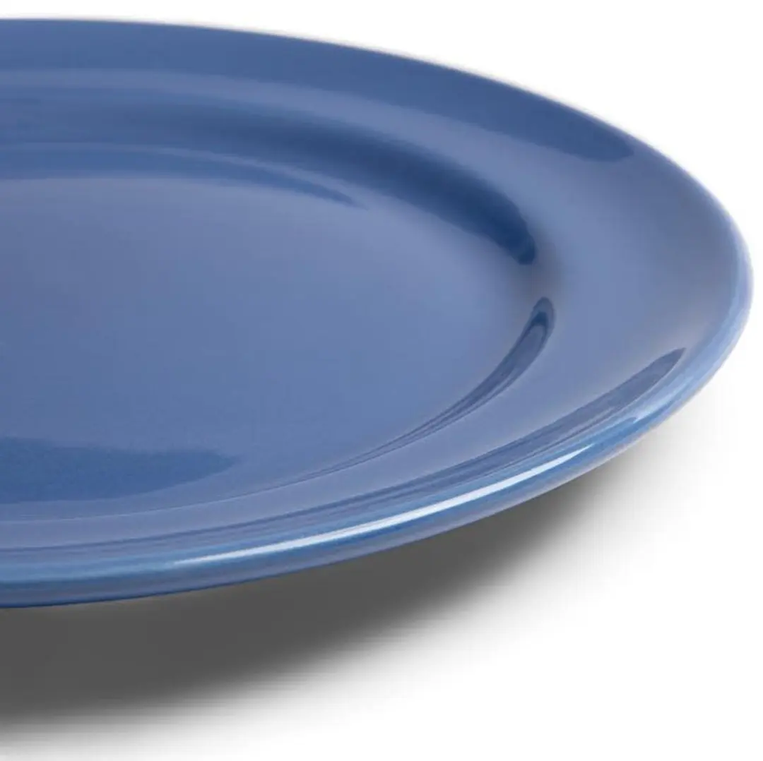 Royal Boch Boerenblauw Plat Bord 21cm - 6 Stuks