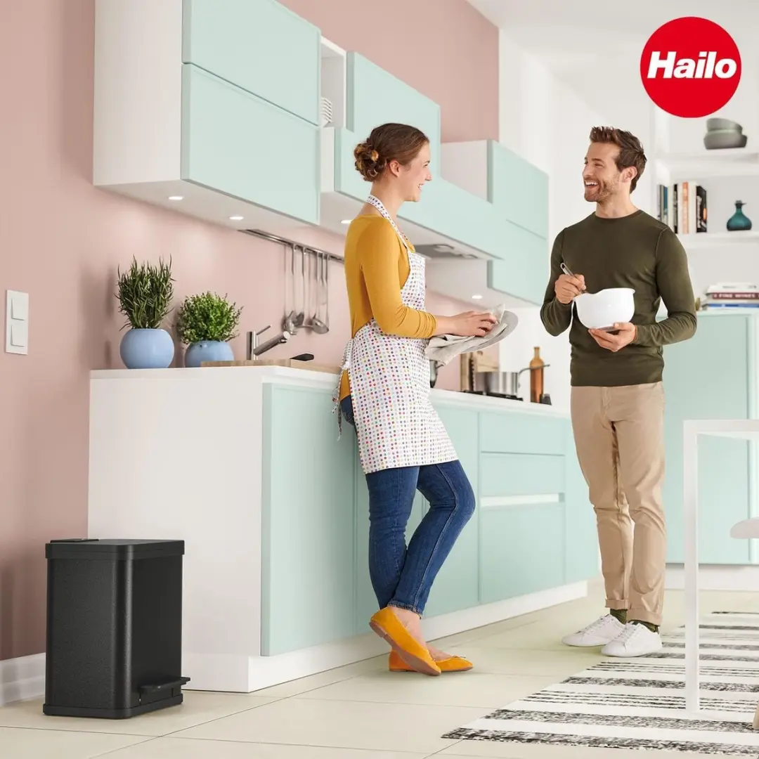 Hailo Pedaalemmer Oko Uno Plus 17L - Zwart