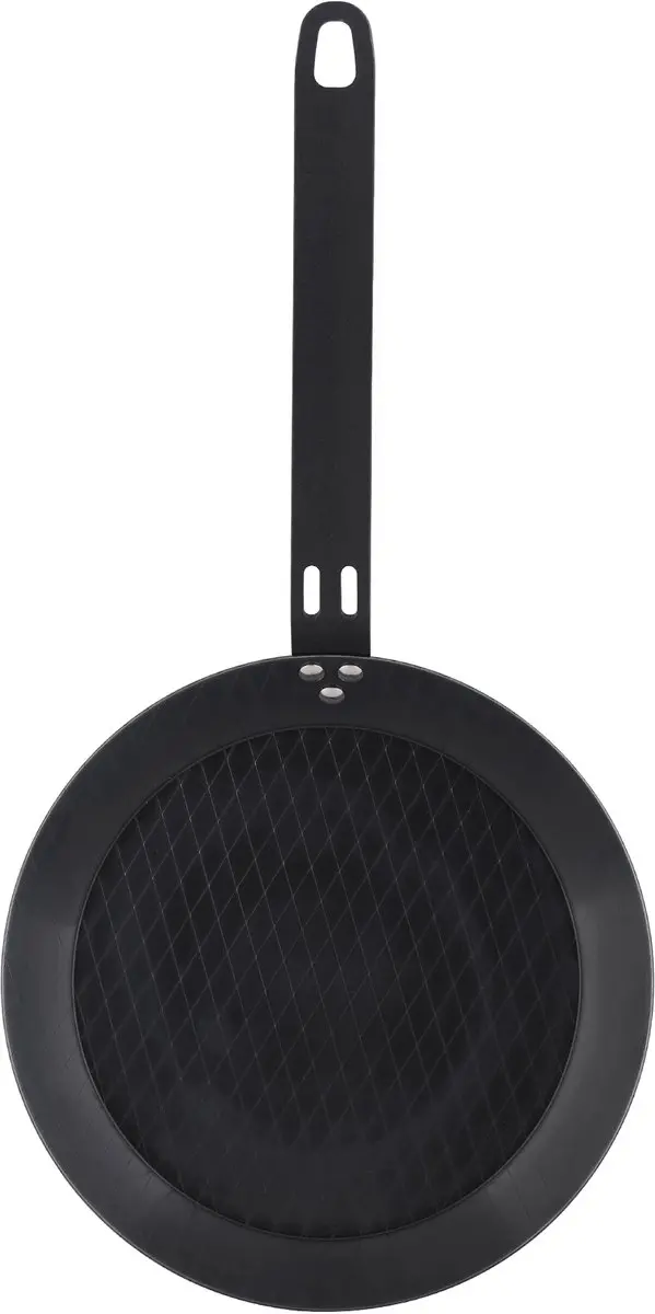 Michelangelo Parilla Stalen Koekenpan 28cm - Zwart