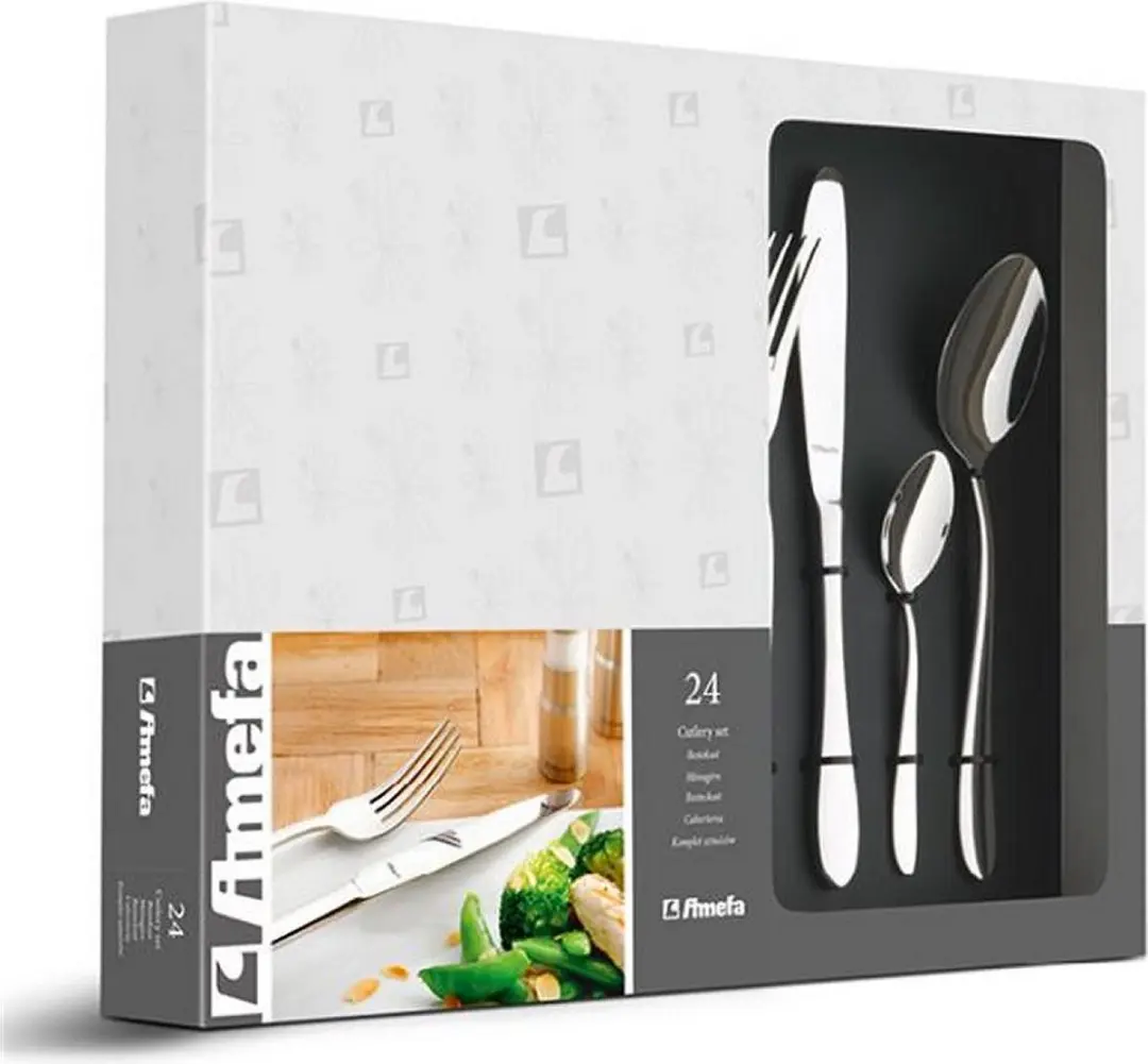 Amefa Pearl Bestekset 24-delig - 6 Personen - Zilver