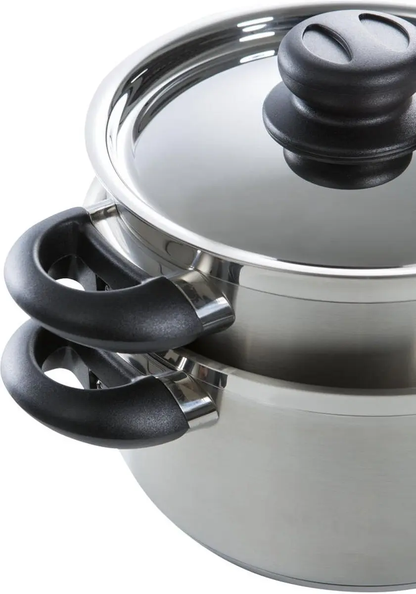 BK Karaat+ Kookpan 18cm - 2.1L - RVS - Zilver
