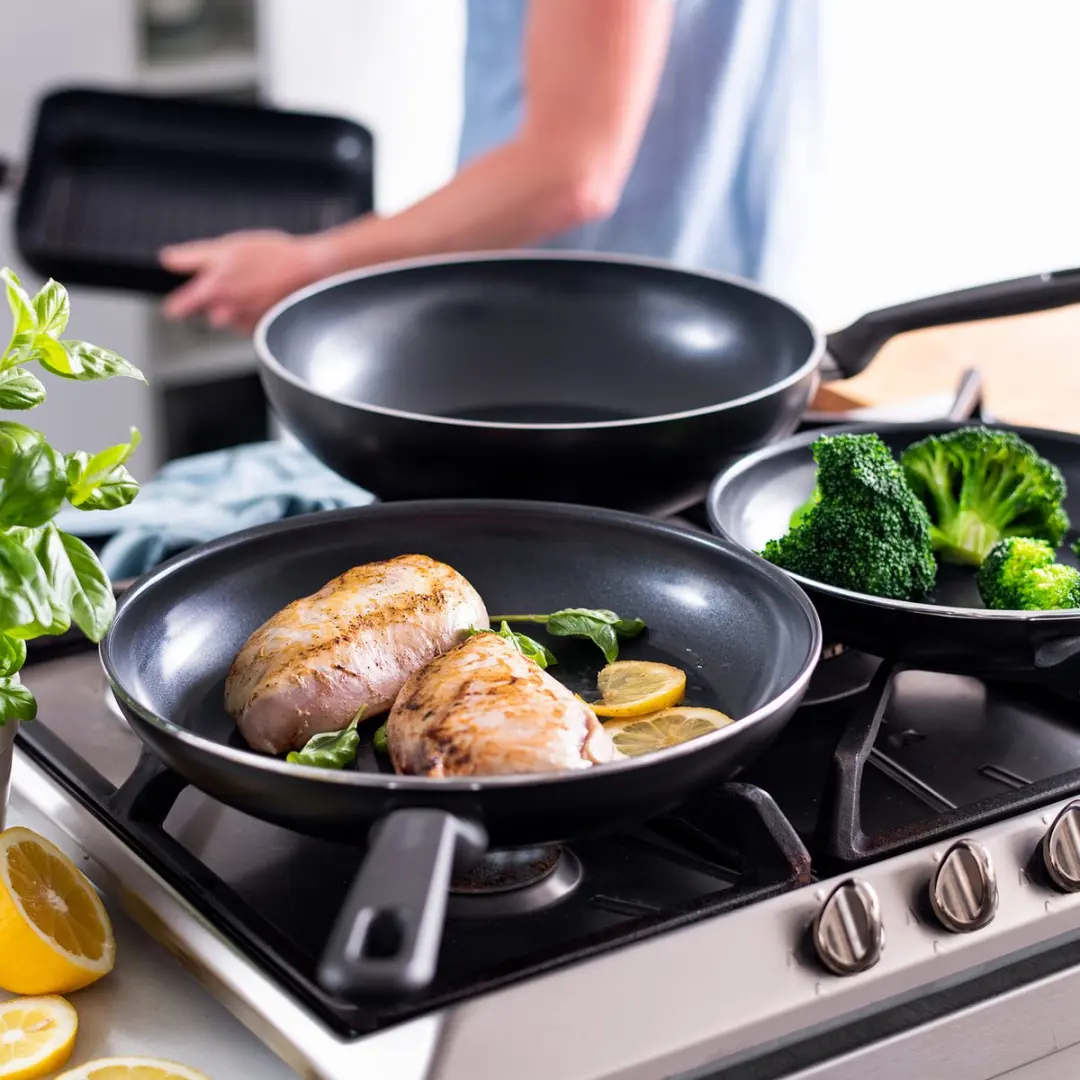 GreenPan Memphis Koekenpan 28cm - Inductie/Oven - Zwart