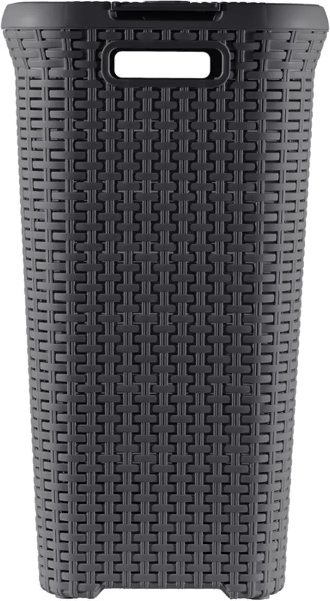 Curver Style Wasmand met deksel 60L - Antraciet - afbeelding 6 van 6