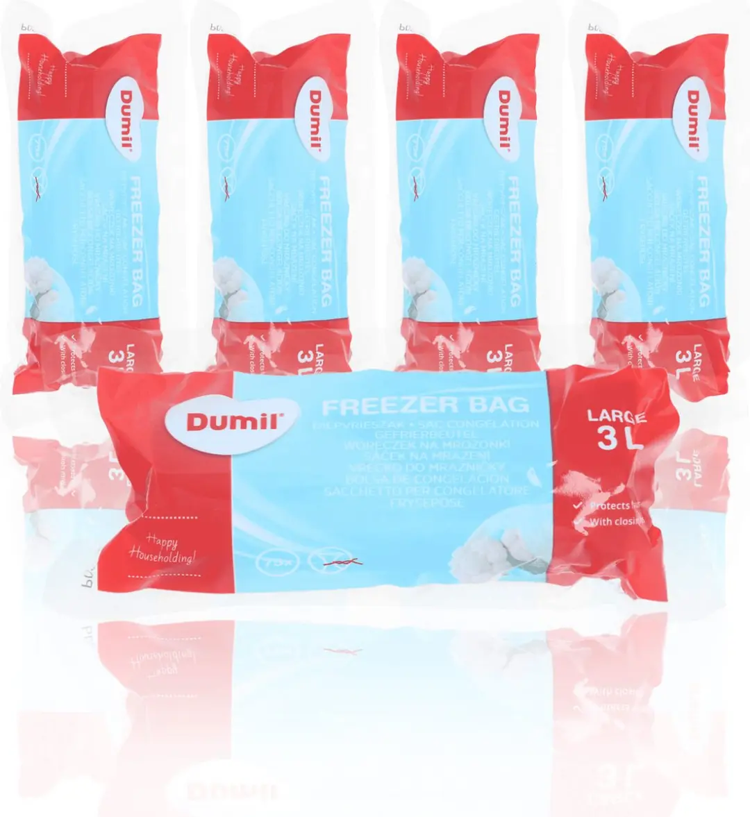 Dumil Diepvrieszakjes Blauw 3L