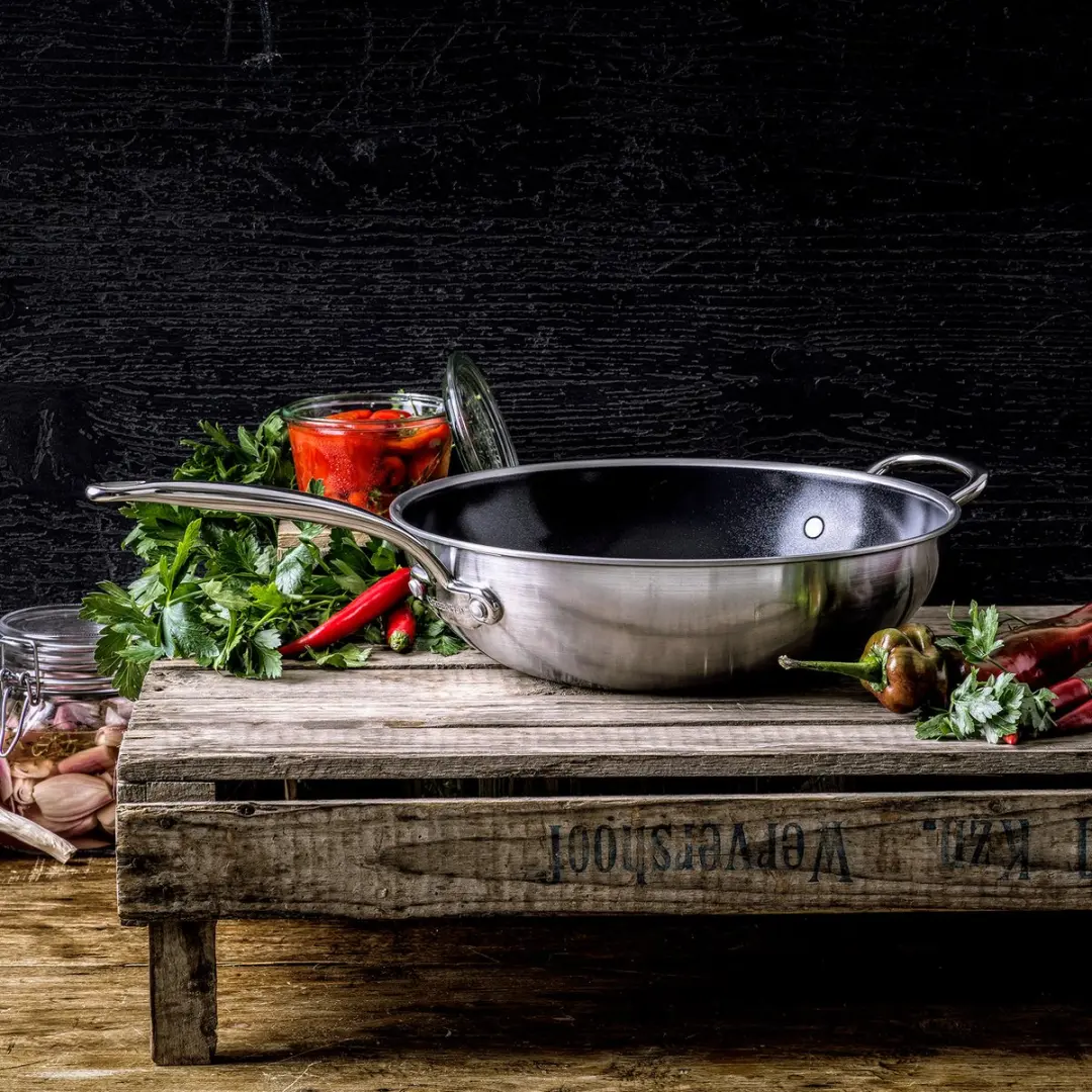 GreenPan Première CC003821-001 Wok 30cm - 4.7L - Zilver