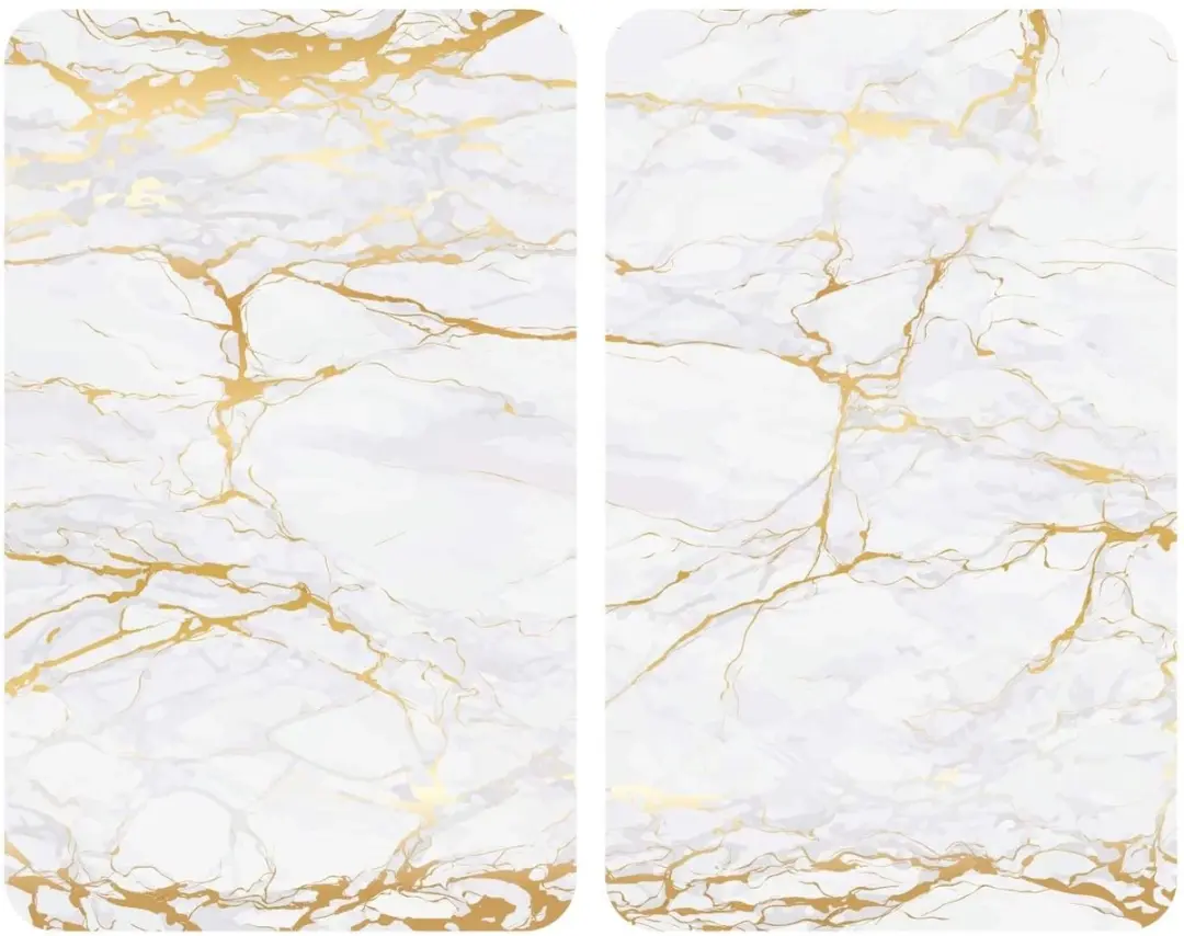 Wenko Afdekplaat Marmer Goud 30x52cm