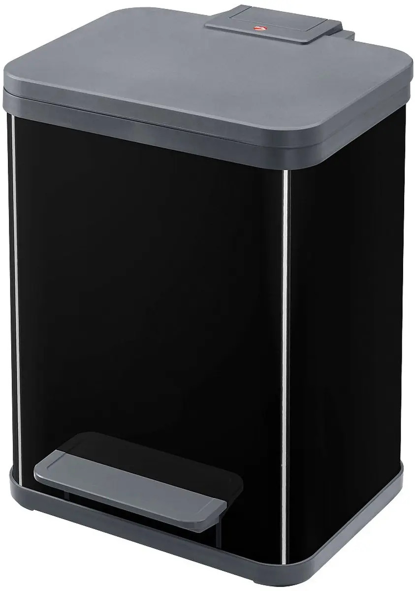 Hailo Öko Duo Plus M Prullenbak 18L - 2x9L - Zwart