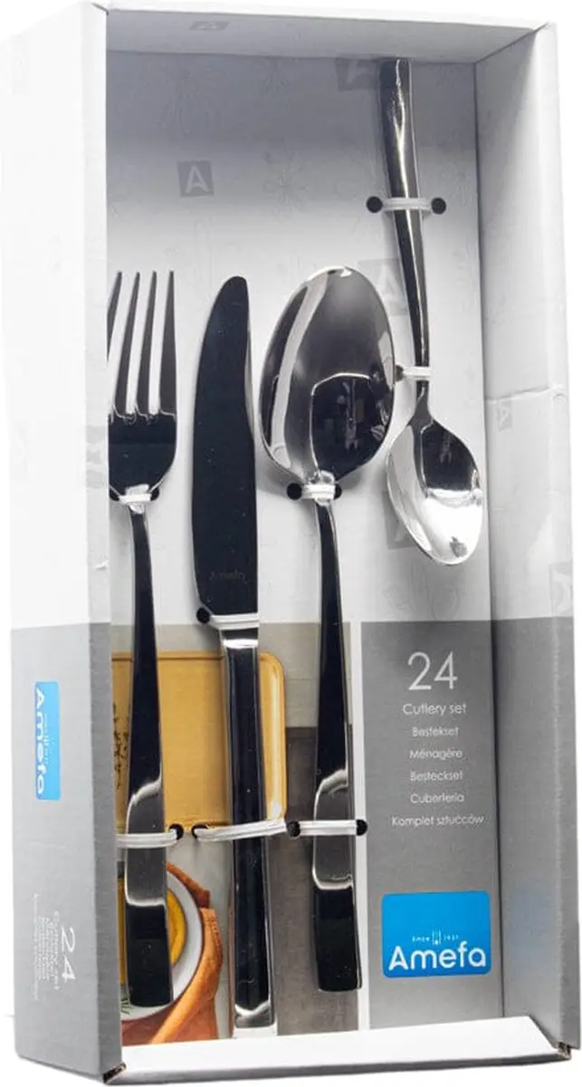 Amefa Martin Bestekset 24-delig - 6 Personen - Zilver