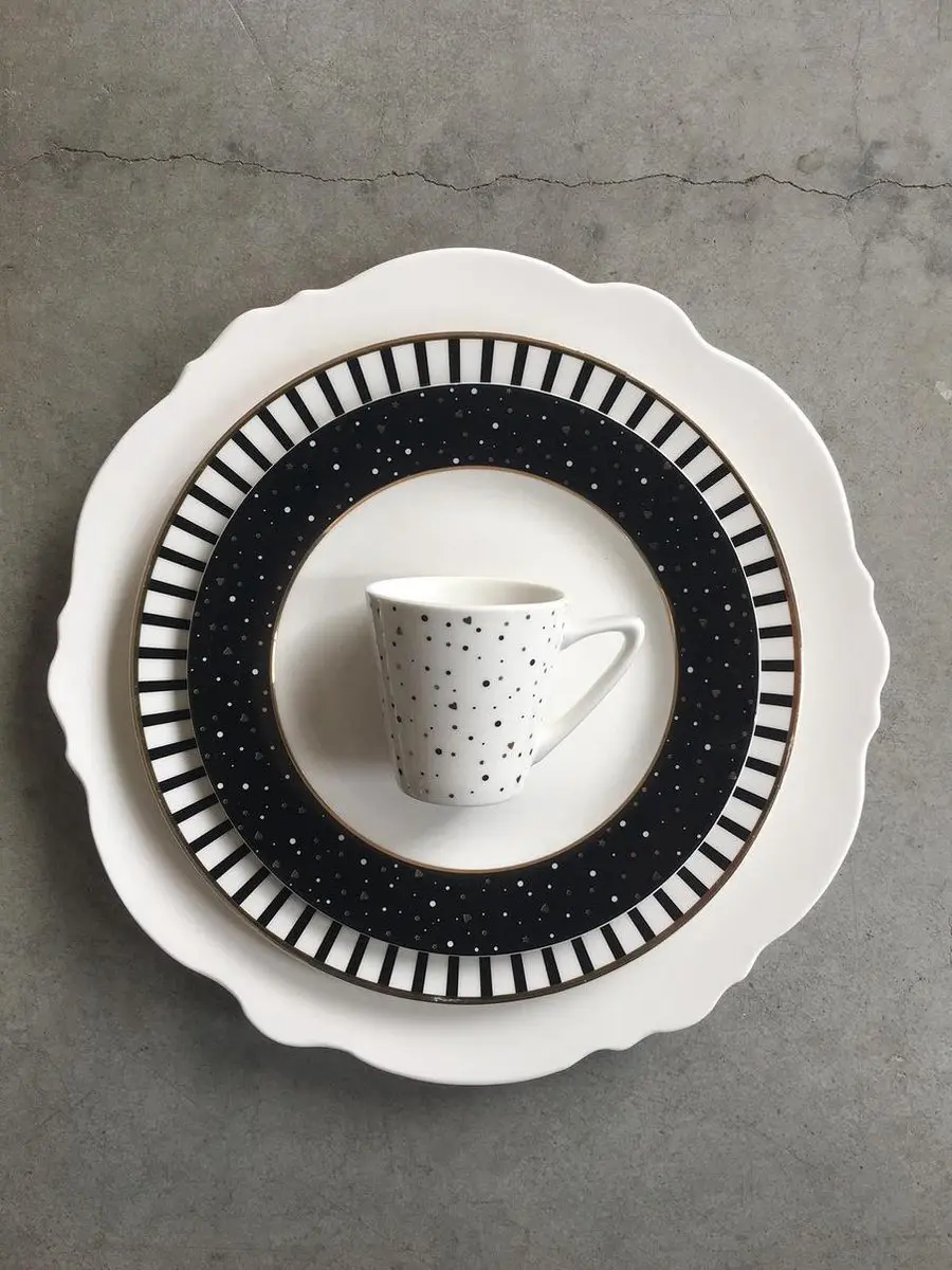 Dutch Rose Loft Bord Plat 21cm - Goud