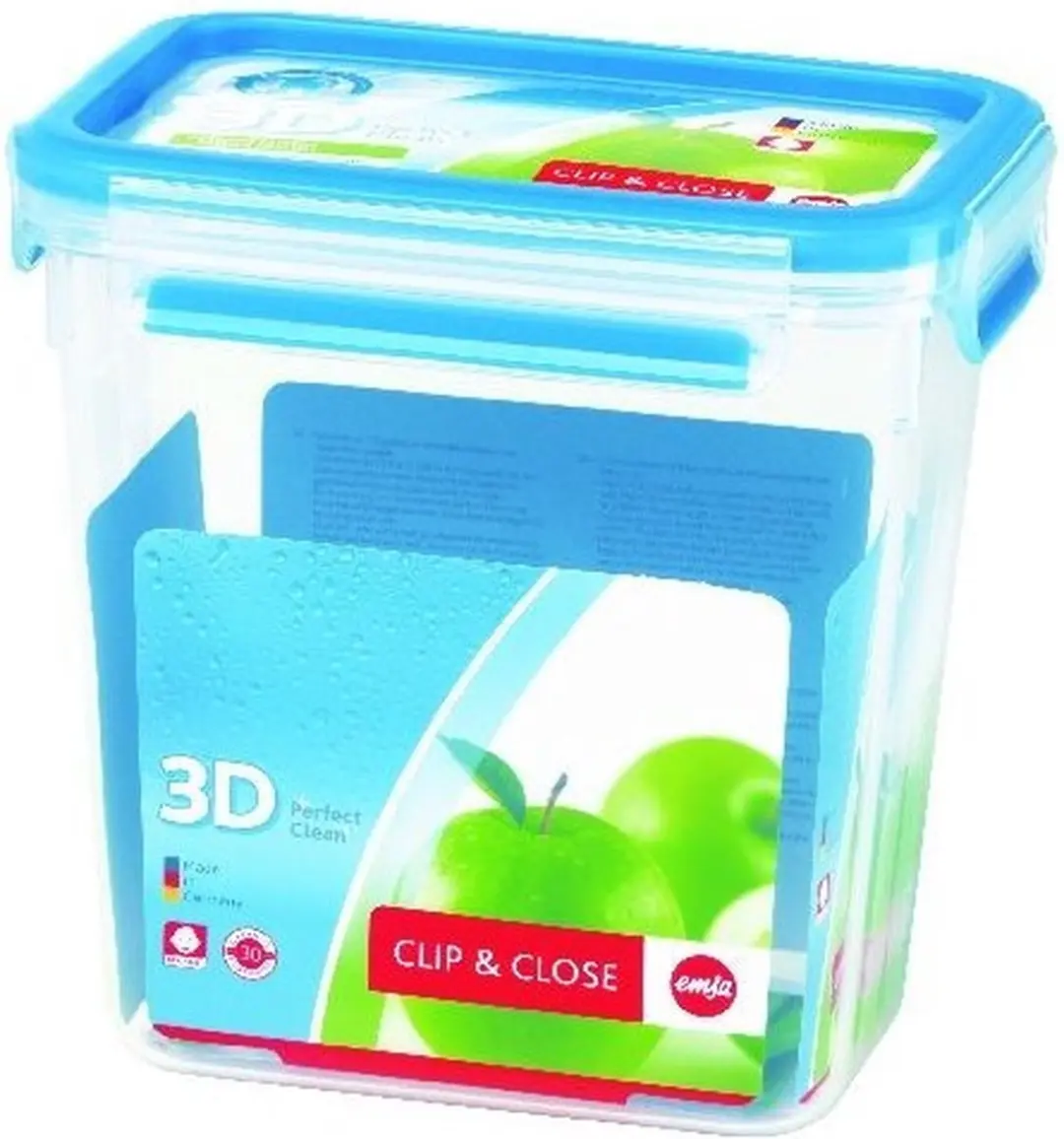 Emsa Clip & Close Vershouddoos 1,6L - Transparant