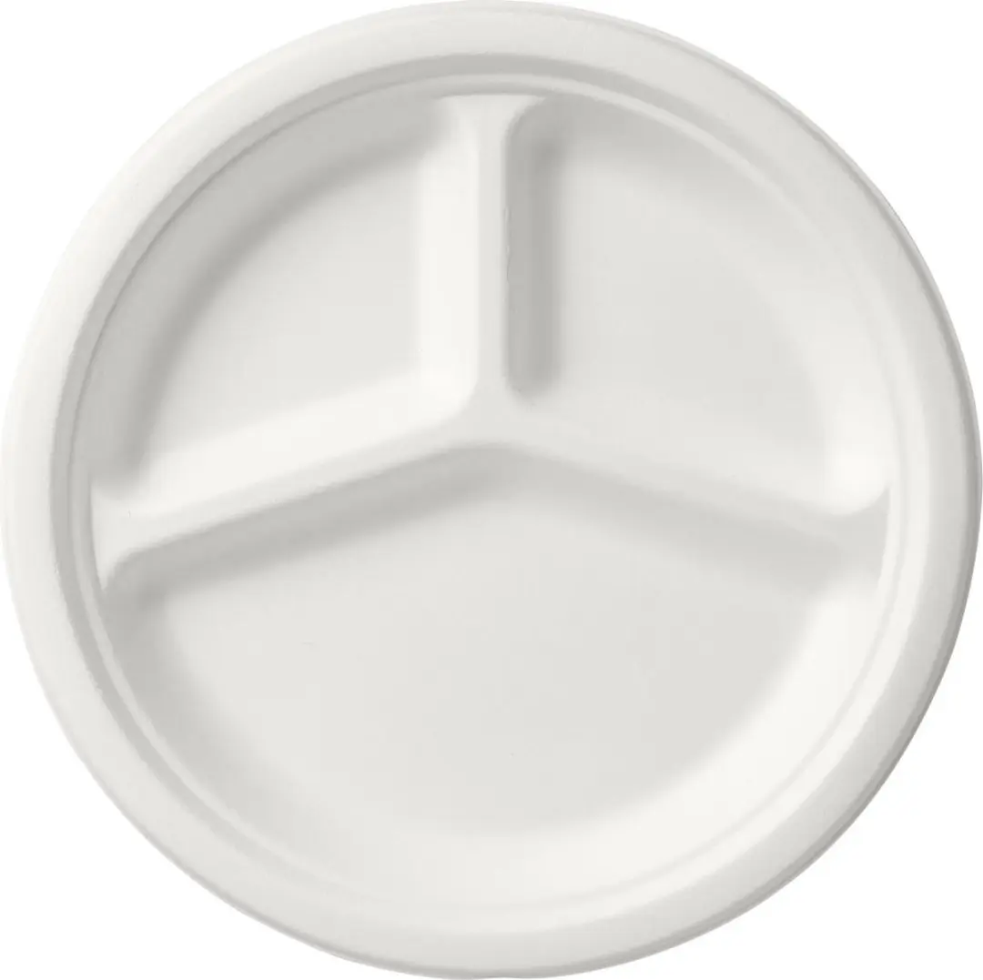 Duni Wegwerp Fondue/Gourmet Bord 26cm - 200 Stuks