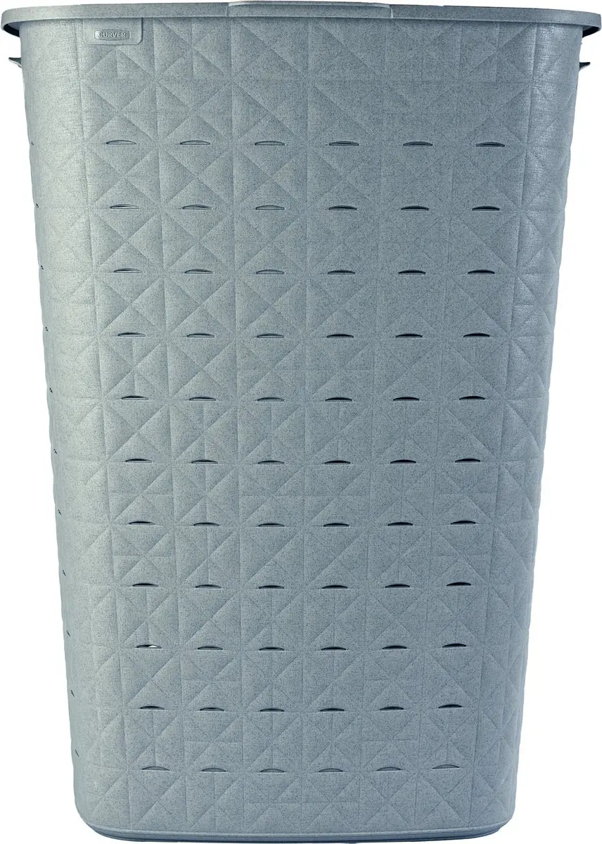 Curver Softex Wasbox 56L - 2 Vakken - Blauw - afbeelding 6 van 6