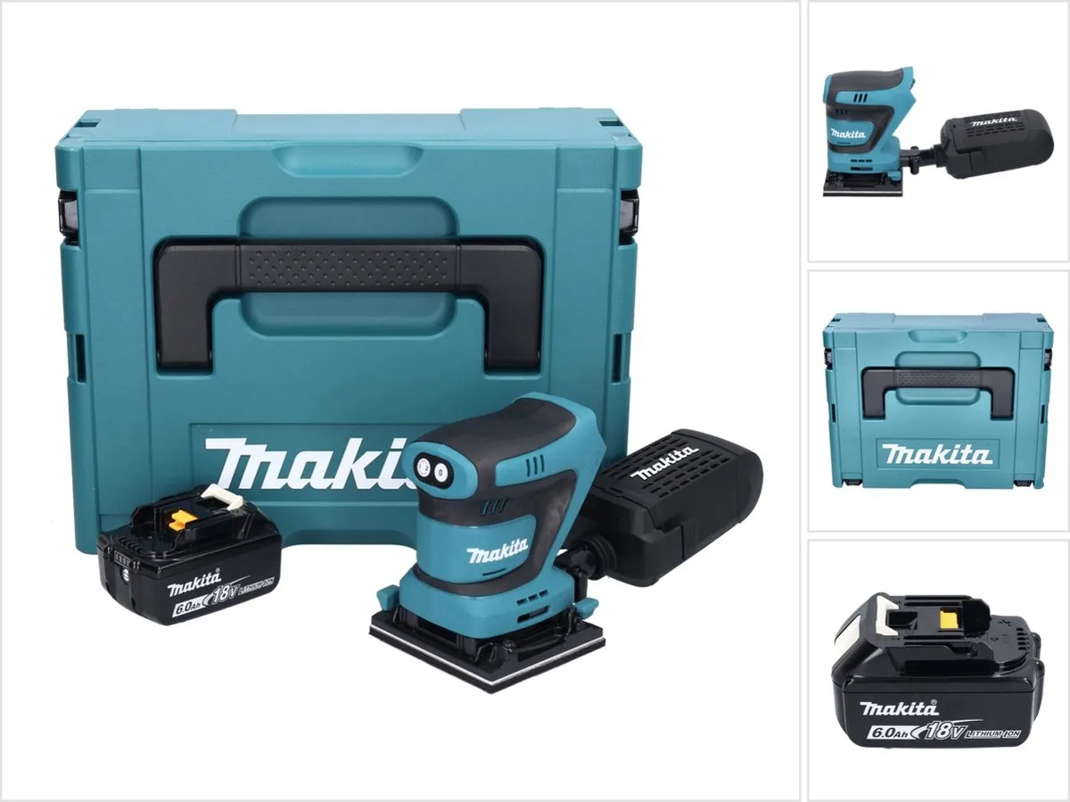 Makita DBO 480 G1J Excentrische Schuurmachine 18V