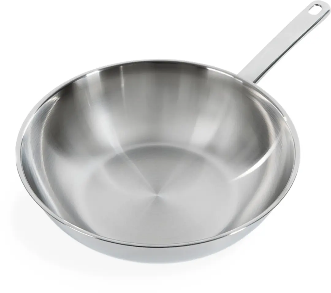 BK Bright Wok 28cm - 3.7L - Zilver - afbeelding 6 van 6
