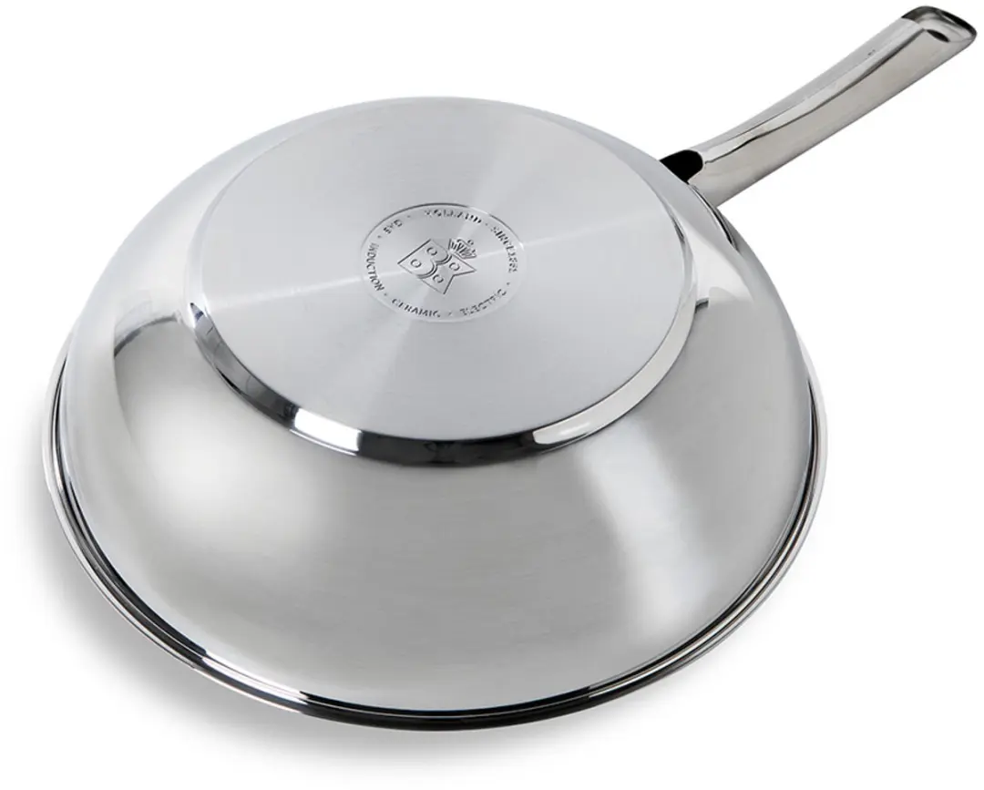 BK Bright Wok 28cm - 3.7L - Zilver