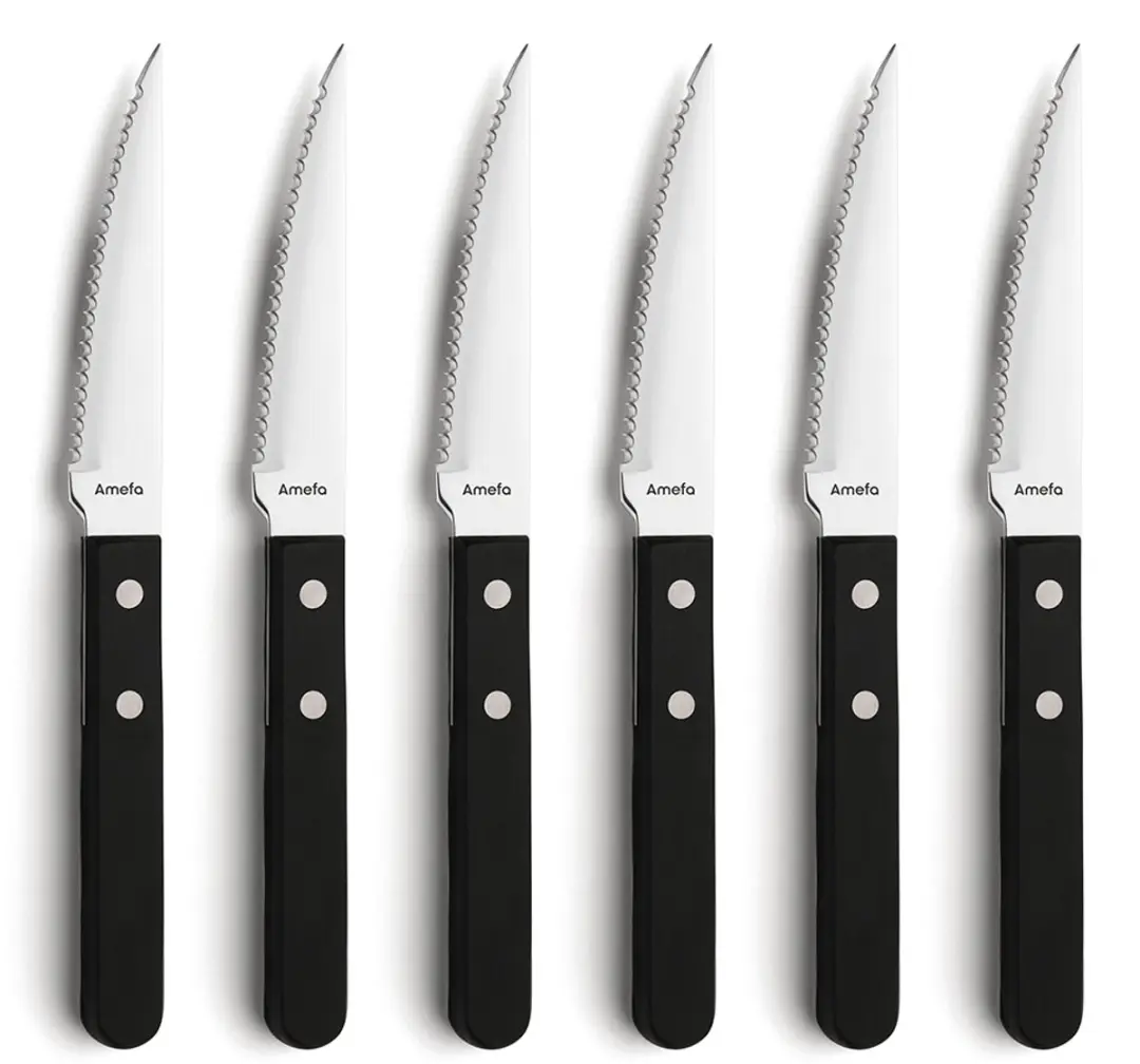 Amefa Pizza Steakmessenset 6-delig