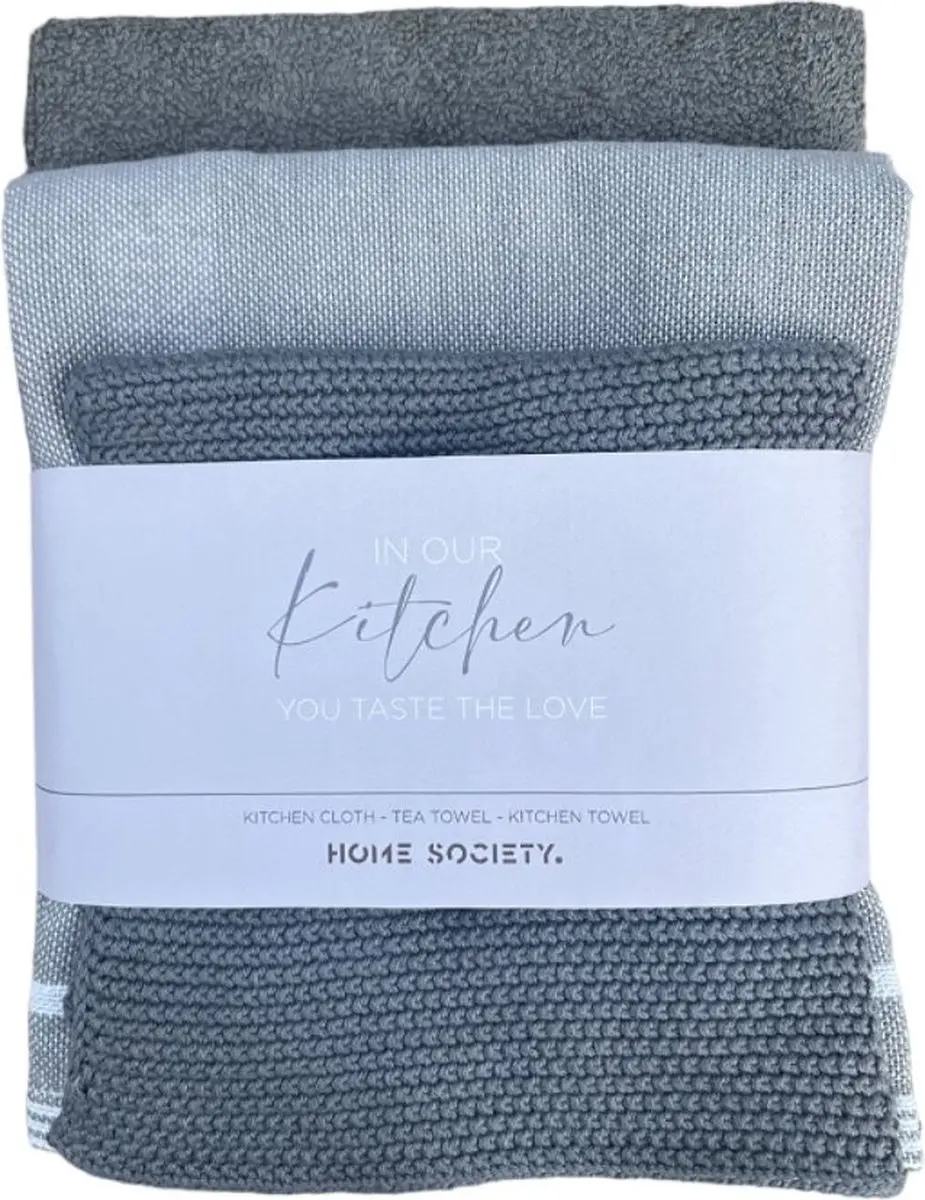 Home Society Theedoek Keukendoek Handdoek Set