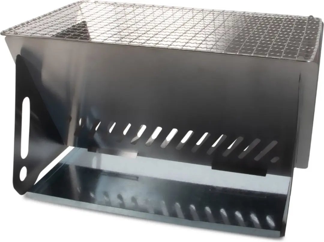 Senza Tafel BBQ RVS - 6 Hamburgers - Zilver