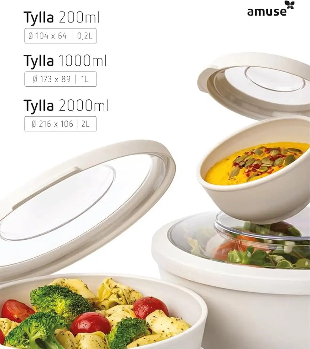 Amuse Tylla Oat Vershouddoosset 3-delig - 3,2L - BPA-vrij