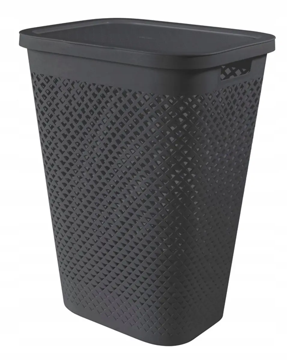 Curver PURE Wasmand 55L Donkergrijs