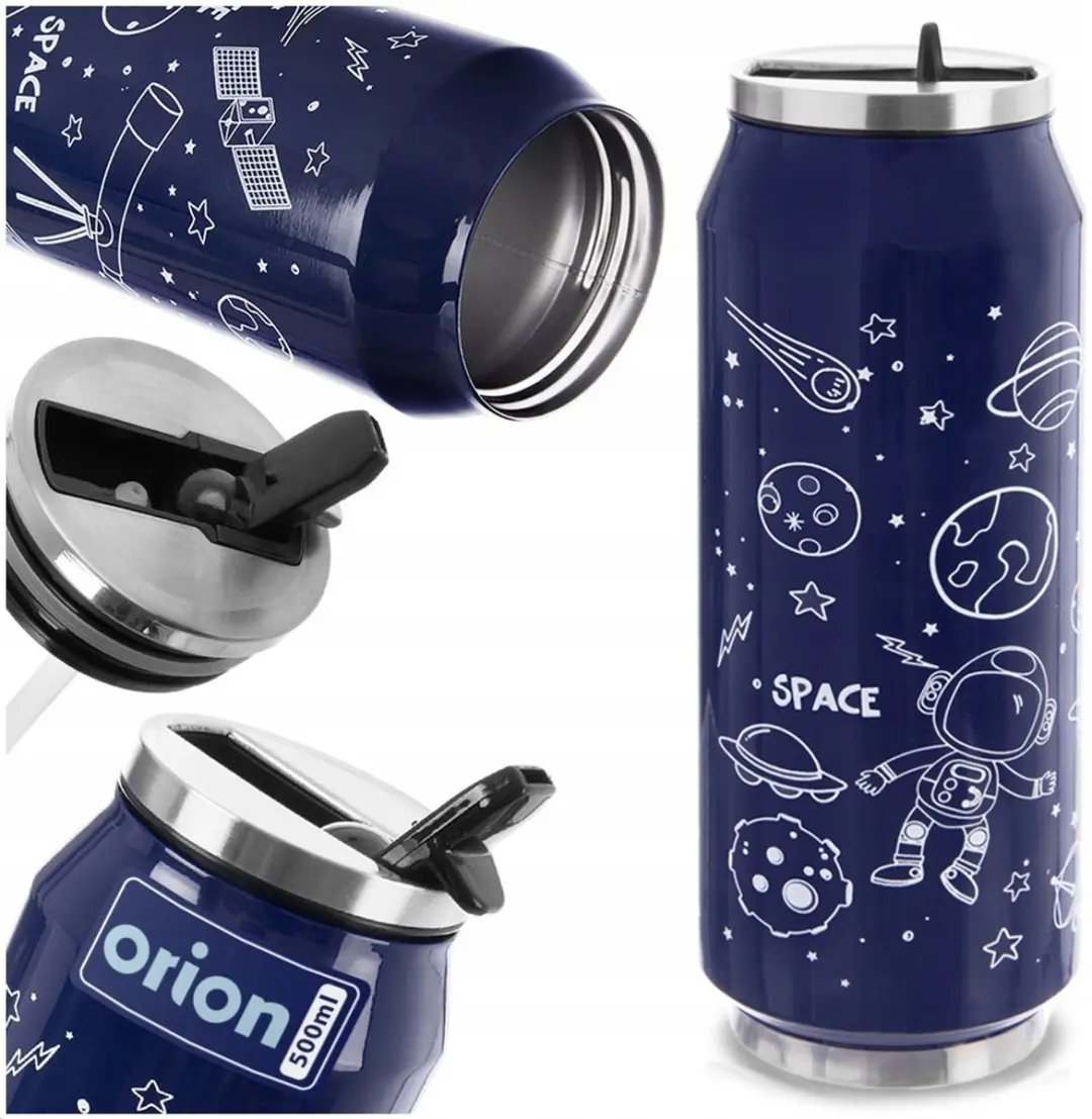 Orion Thermosbeker 500ml RVS - Dubbelwandig Multicolor