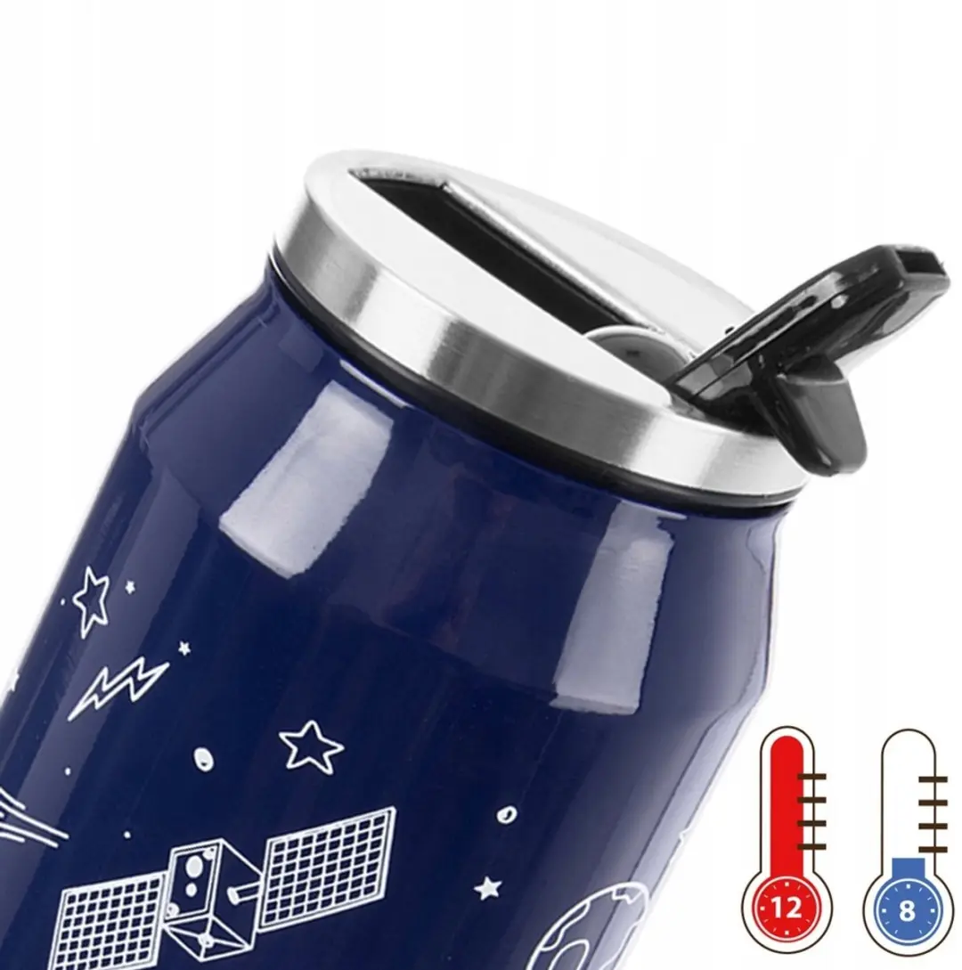 Orion Thermosbeker 500ml RVS - Dubbelwandig Multicolor