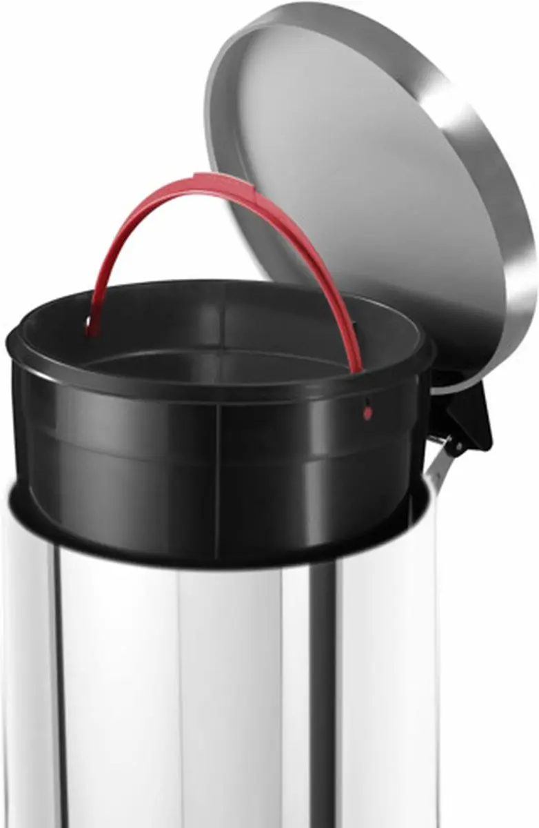 Hailo Pedaalemmer 12L - Zilver - afbeelding 6 van 6