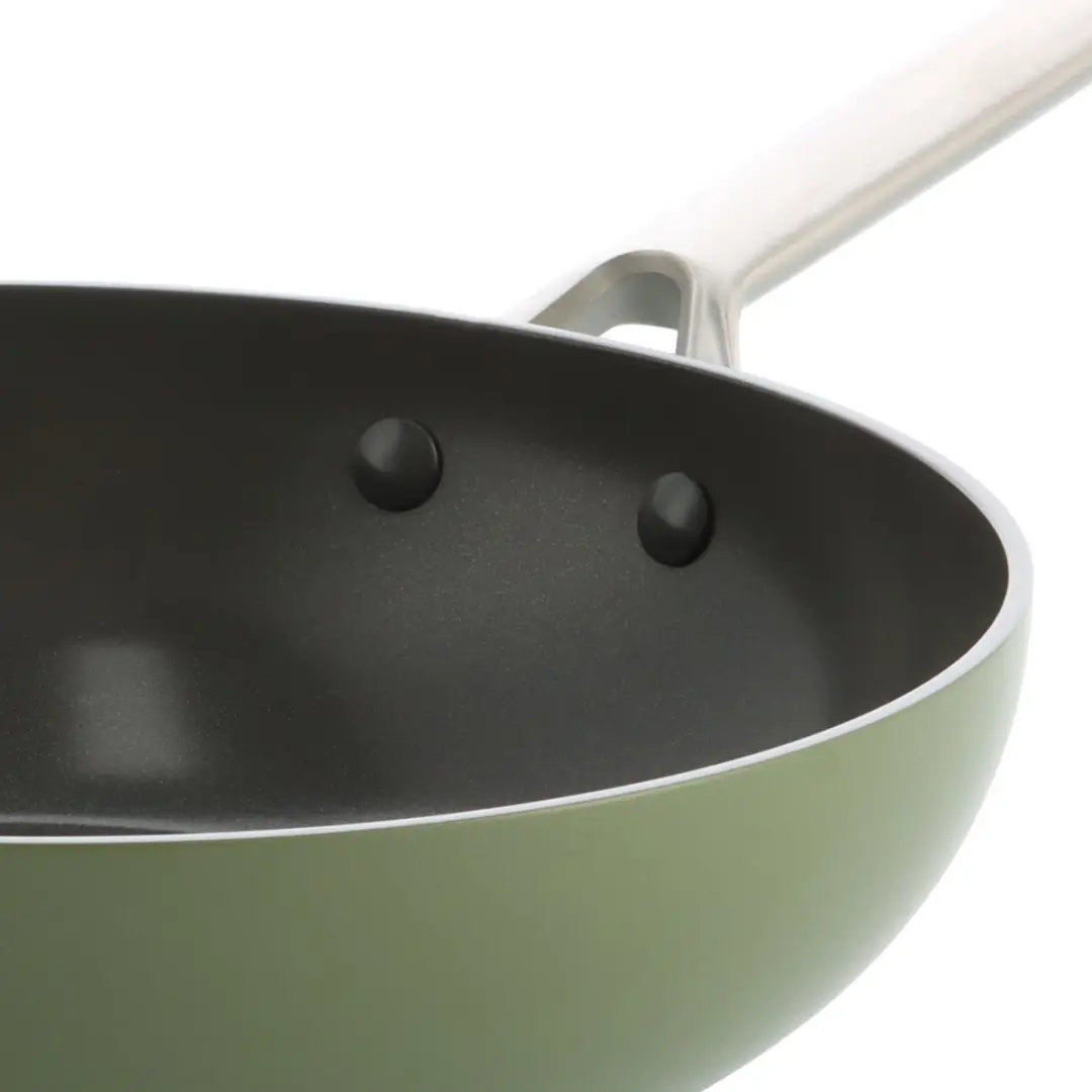 BK Sublime Wokpan 28cm - 3,7L - Olijfgroen