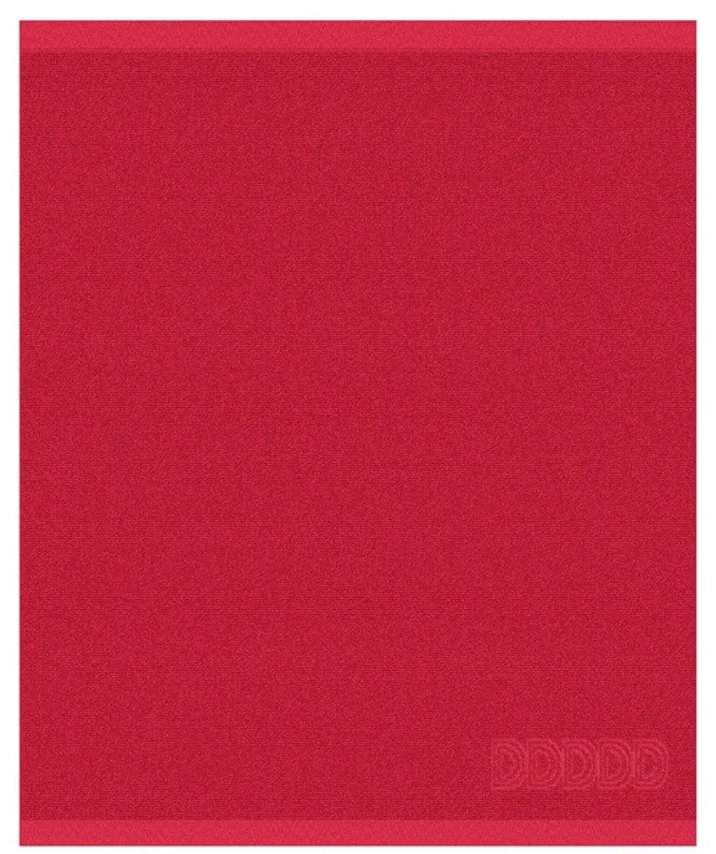 DDDDD Theedoek Logo Rood - 6 Stuks 60x65cm