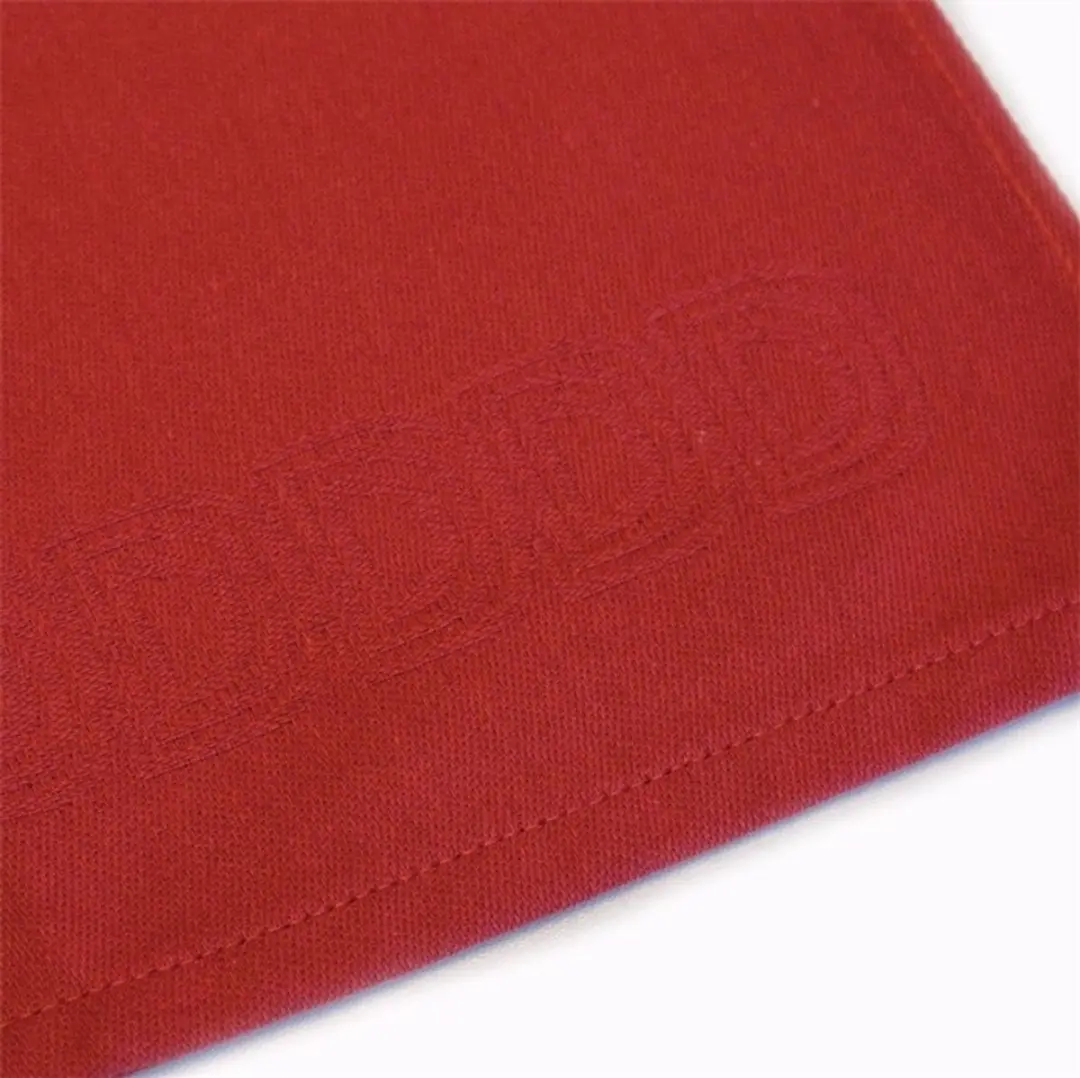 DDDDD Theedoek Logo Rood - 6 Stuks 60x65cm