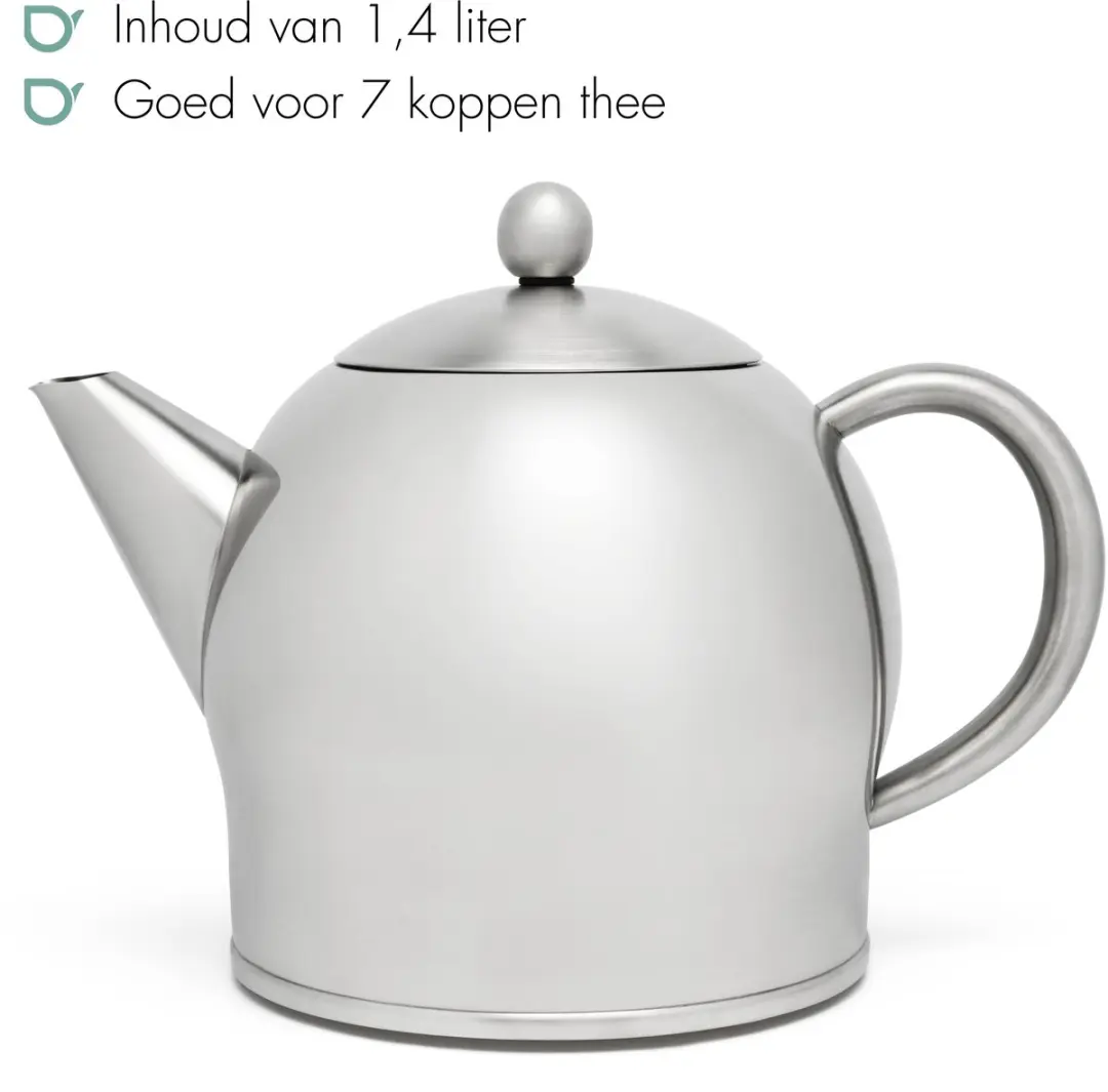Bredemeijer Minuet Santhee Theepot 1,4L - Mat RVS