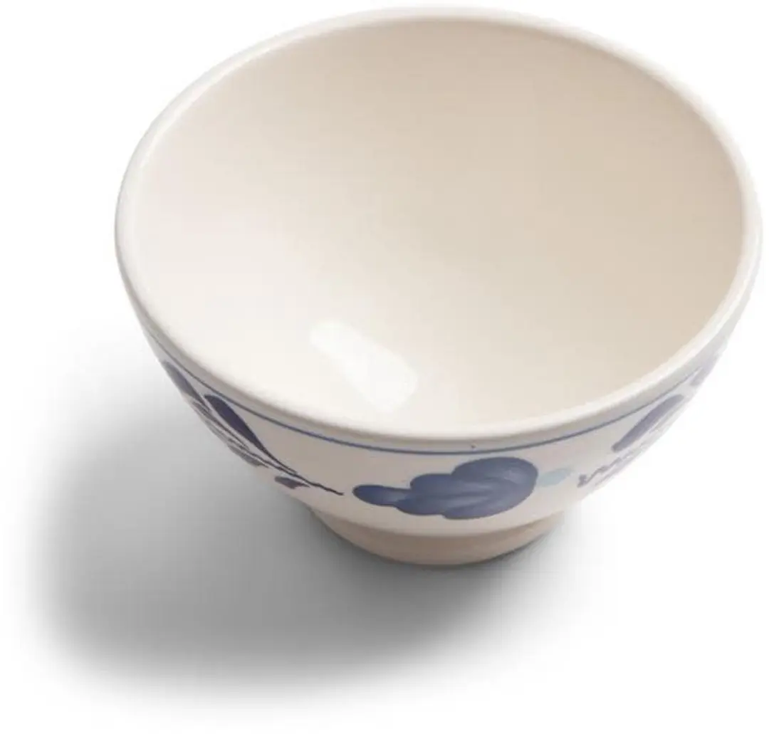 Royal Boch Boerenblauw Kom 13cm op voet - Set van 6