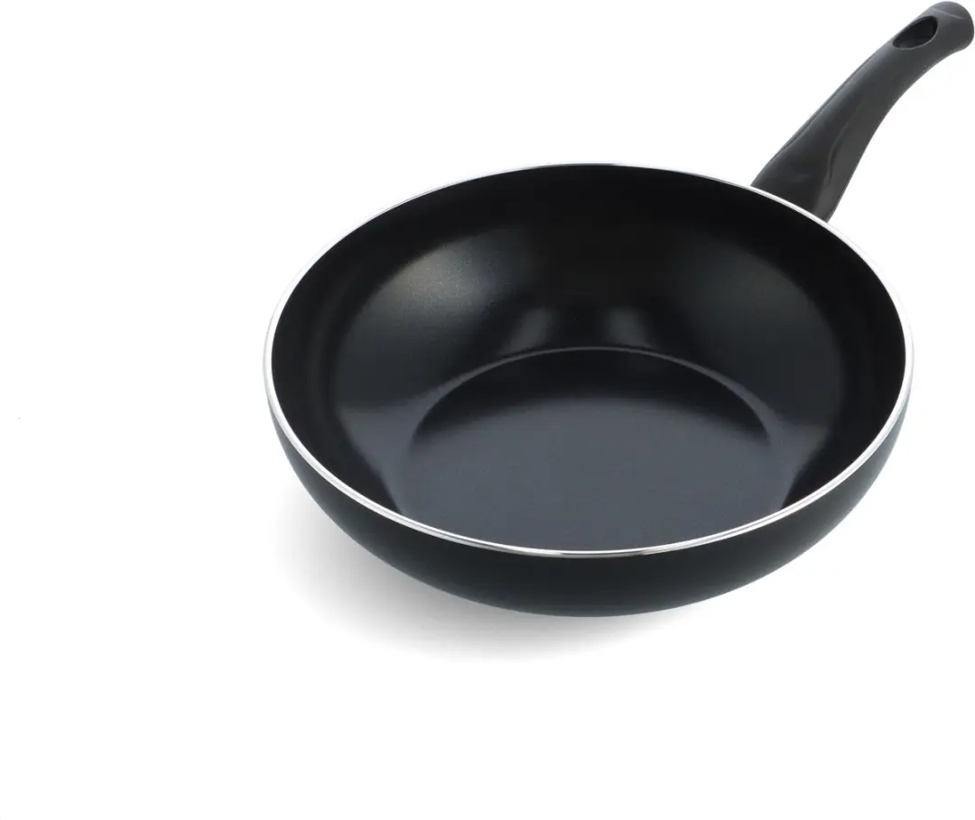 BK Brilliant 3-delige Pannenset - 24/28cm + Wok 28cm - Zwart