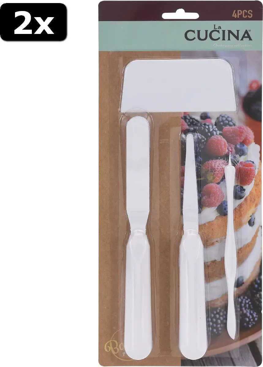 La Cucina Modelleerset 4-delig - 8 Stuks - Wit