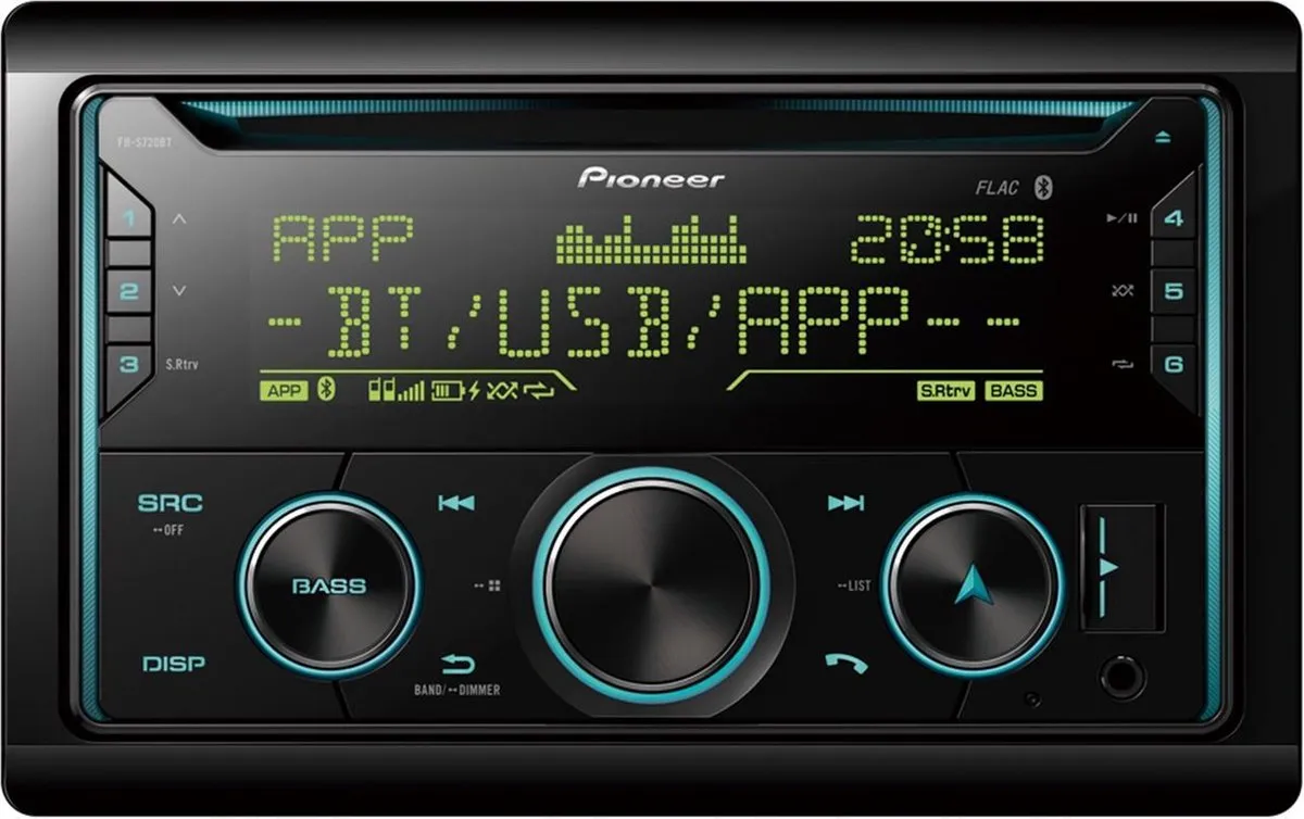Pioneer FH-S720BT 2-DIN Autoradio