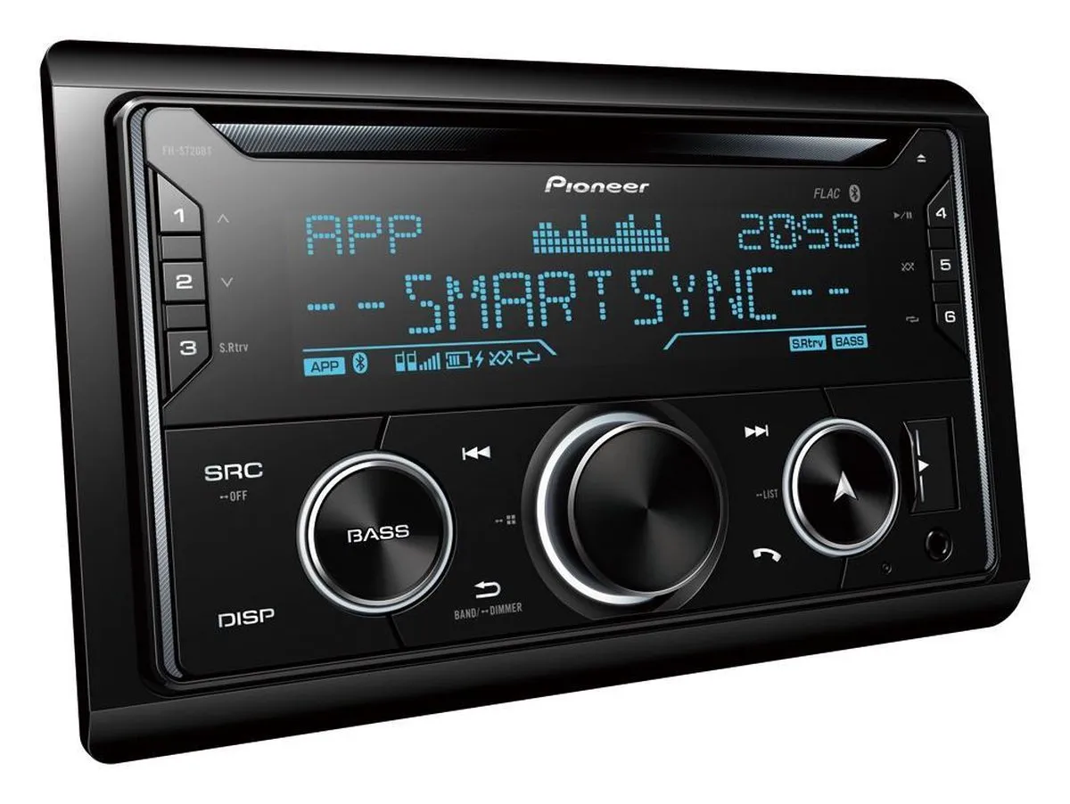 Pioneer FH-S720BT 2-DIN Autoradio - 4x50W - Zwart