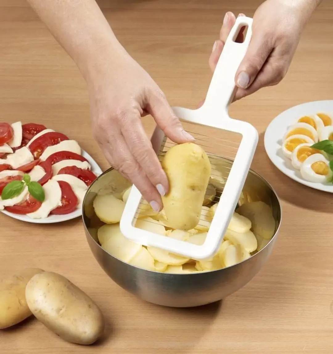 Metaltex Aardappelsnijder Wit