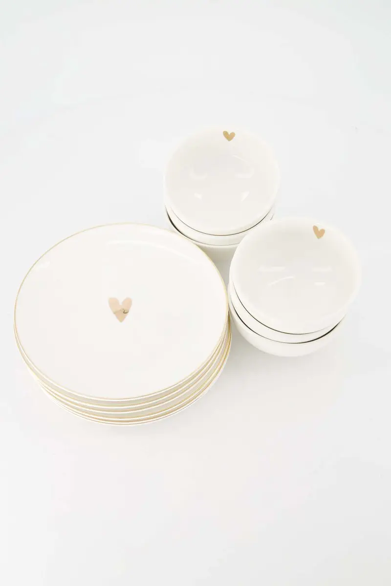 Zusss Cadeauset Dinerborden & Kommetjes