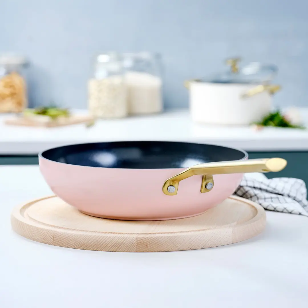 BK Sublime Wokpan 28cm - 3.7L Roze
