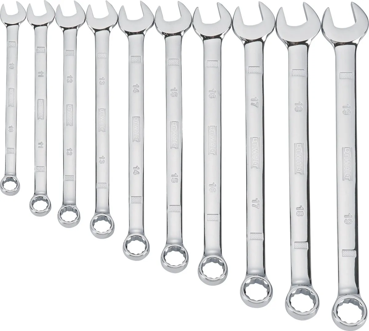DeWalt DWMT19227-1 Ring-Steeksleutelset 10-delig