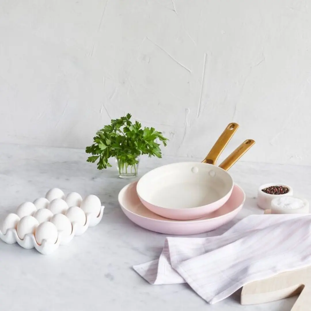 GreenPan Padova Reserve CC005369-001 Koekenpannenset 20cm & 26cm - Blush Pink