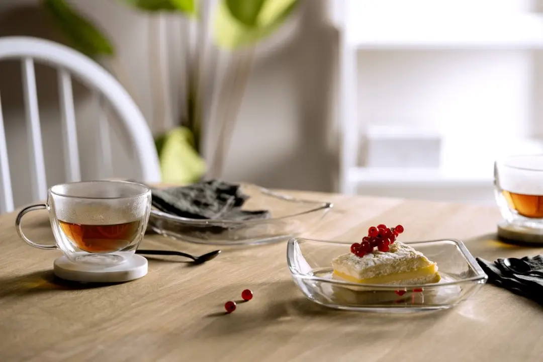 Leonardo Piazza Schaal 20cm - Set van 4 Transparant