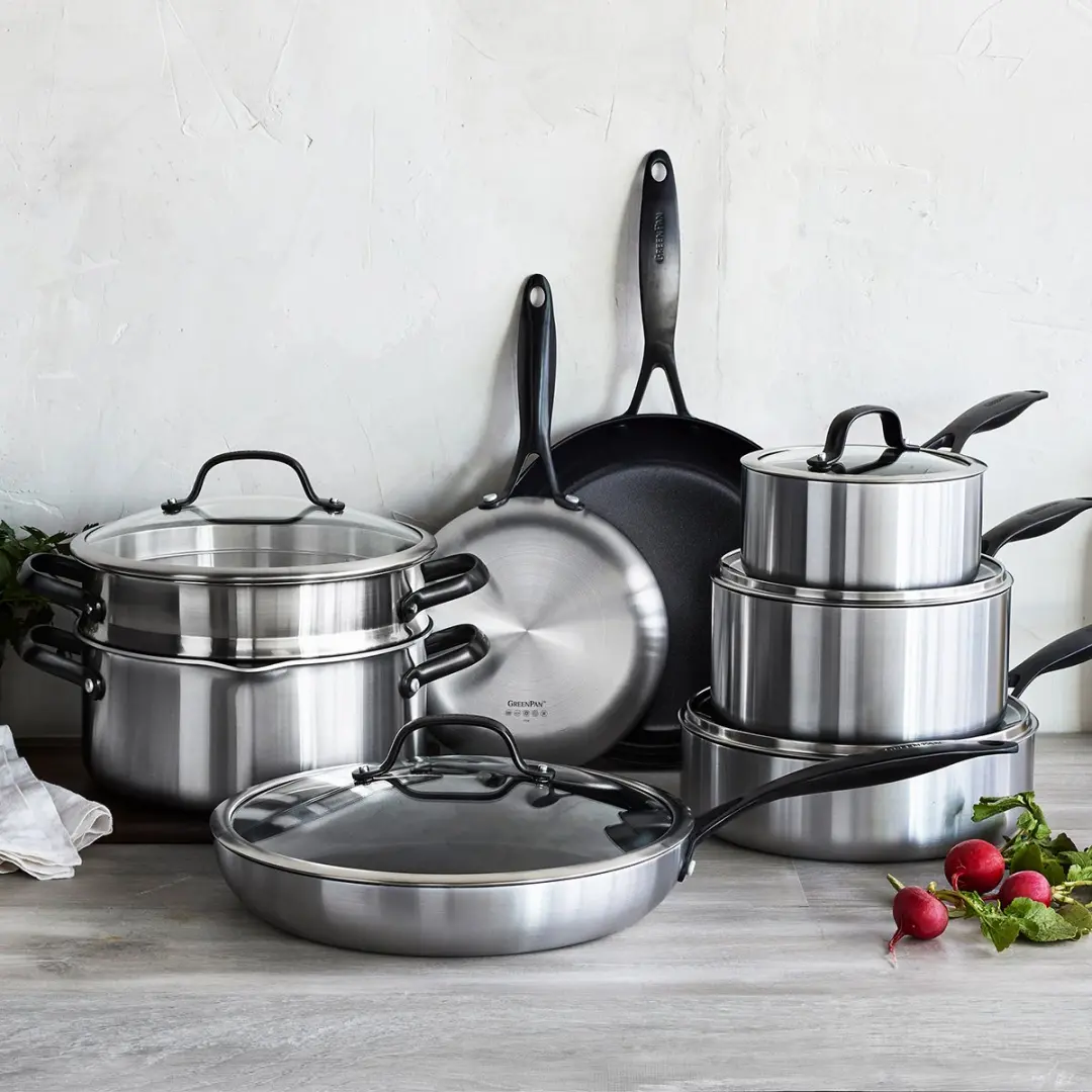 GreenPan Venice Pro CC002403-001 Pannenset - 14-delig - Inductie - Ovenbestendig 220°C - afbeelding 6 van 6
